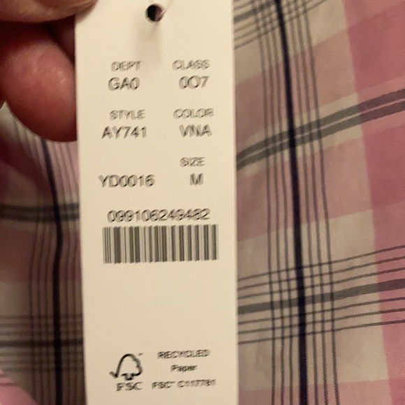 NWT J. Crew violet plaid halter top. - Picture 8 of 10